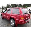 Image 4 : A5 --  2001 JEEP GRAND CHEROKEE , Red , 210992  KM's
