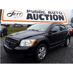 A7 --  2007  DODGE CALIBER , Black , 143860  KM's