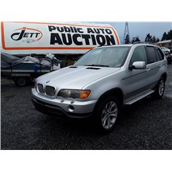 N3 --  2002 BMW X5 , Silver , 213023  KM's