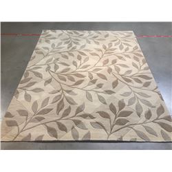 MODERN HAND MADE , CARVED & TEXTURE  RUG 8x10