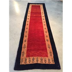 MAGNIFICENT AUTHENTIC PERSIAN GABBEH RUNNER 2'.6"X8'.8"