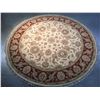 Image 1 : AUTHENTIC HAND KNOTTED CHOBI RUG ROUND 8X8