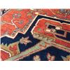 Image 4 : MAGNIFICENT HAND-KNOTTED SERAPI  WOOL RUG 8'X10'