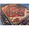 Image 2 : MAGNIFICENT HAND-KNOTTED SERAPI  WOOL RUG 8'X10'