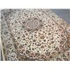 Image 2 : SILK & WOOL PERSIAN KASHAN HAND KNOTTED WOOL RUG   4.1x6.1