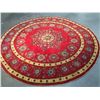 Image 1 : AUTHENTIC HAND KNOTTED KAZAK RUG ROUND 8X8
