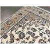 Image 3 : SILK & WOOL PERSIAN NAIN HAND KNOTTED WOOL RUG 6x8