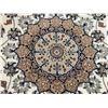 Image 7 : SILK & WOOL PERSIAN NAIN HAND KNOTTED WOOL RUG 6x8