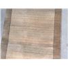 Image 3 : SOLID TWO TONE DESIGN HAND MADE & CARVED WOOL RUNNER 3x9