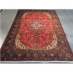 STUNNING AUTHENTIC PERSIAN TABRIZ RUG 9x10