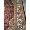 Image 3 : FINE HAND-KNOTTED PERSIAN SILK & WOOL  TABRIZ RUG 9X12