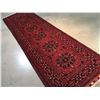 Image 2 : AUTHENTIC HAND KNOTTED AFGHAN RUNNER 2'.10"X9'.6"