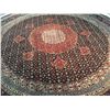 Image 3 : STUNNING ROUND HAND KNOTTED PERSIAN TABRIZ RUG 8x8