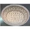 Image 1 : SUBERB MASTERPIECE SILK&WOOL FINE ROUND RUG 8x8