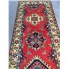 Image 3 : FINE HAND KNOTTED WOOL GEOMETRIC KAZAK RUNNER 2.6x 10