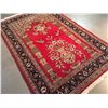 Image 2 : FINE AUTHENTIC PERSIAN QUM PICTORIAL RUG 3'.3"X5'.3"