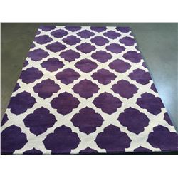 DECORATIVE HAND MADE CONTEMPORARY AREA  RUG 5x7