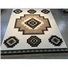 Image 2 : GEOMETRIC CARVED  DESIGN RUG 8X11