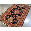 Image 2 : AUTHENTIC SUPER QUALITY KAZAK RUG 4x6