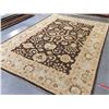 Image 2 : FINE 10X14  SUPER ZIGHLER (PESHAWAR) HAND KNOTTED RUG