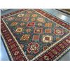 Image 2 : FINE HAND KNOTTED WOOL SUPER KAZAK RUG 9x12