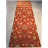 Image 1 : DESIGNER HAND MADE & CARVED WOOL RUNNER 2.3x8