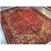 Image 2 : VINTAGE AUTHENTIC  PERSIAN HERIZ RUG 9'.0"X11'.5"