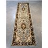 Image 1 : MEDALLION CLASSIC PERSIAN KASHAN DESIGN Runner 10 ft