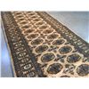 Image 2 : HAND KNOTTED WOOL BOKHARA RUNNER 2.9x10.2