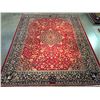 Image 1 : MAGNIFICENT SIGNED PERSIAN MASHAD RUG 10'.0"X12'.7"