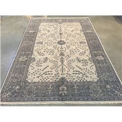 STUNNING WOOL VINTAGE REPRODUCTION RUG 5.2x7.3