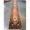 Image 1 : MAGNIFICENT HAND-KNOTTED SERAPI  WOOL RUNNER 2.7x20 ft