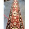 Image 2 : MAGNIFICENT HAND-KNOTTED SERAPI  WOOL RUNNER 2.7x20 ft