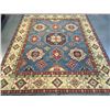Image 1 : FINE HAND KNOTTED WOOL SUPER KAZAK RUG 8x10