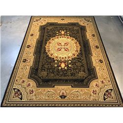 FRENCH AUBUSSON DESIGN ROUND RUG 8x11