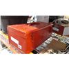 Image 1 : RED TOOL BOX AND CASE OF TOOLS