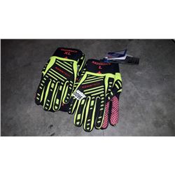 2 PAIR NEW RAWKTECH COLD WEATHER SAFETY GLOVES