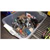 Image 1 : SMALL TOTE OF FISHING REELS