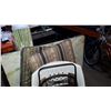 Image 2 : 2 PATIO CHAIRS AND VINTAGE FOLDING TABLE