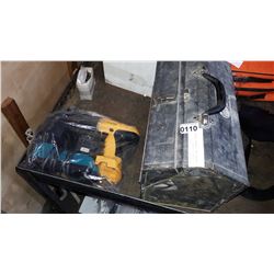 LOST PROPERTY TOOLBOX W/CONTENTS AND CORDLESS DRILLS