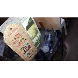 LOST PROPERTY FILTER MASK AND SMALL 2-DOOR CABINET