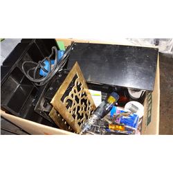 BOX WITH LOCKING MAILBOX VENT COVERS AND TOOLS