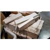 Image 1 : 13 BOXES OF NEW 8X24 OFF WHITE RAISED PATTERN PORCELAIN TILE, RETAIL $4 SQFT 10 TILES PER BOX 13 SQF