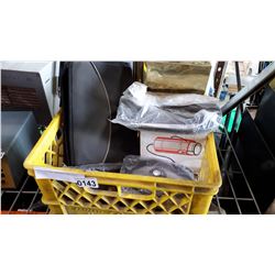 CRATE OF LED LANTERN, MAILBOX, AND MORE