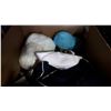 Image 2 : BOX OF YARN AND NEW CLOTHES