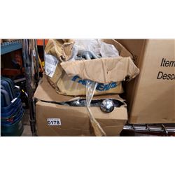 2 CASES OF LARGE BOLTS