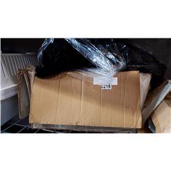 LARGE BOX OF NEW BLACK T SHIRTS