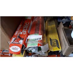 5 BOXES OF NEW WELDING RODS
