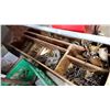 Image 2 : CARPENTERS TOOLBOX WITH VINTAGE HARDWARE