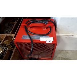 NEW RED SHOP HEATER 240V